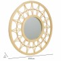 Wall mirror Alexandra House Living Natural Bamboo Rattan 56 x 2 x 56 cm