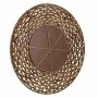 Wall mirror Alexandra House Living Brown Water hyacinth 3 x 61 x 61 cm