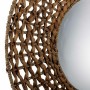 Wall mirror Alexandra House Living Brown Water hyacinth 3 x 61 x 61 cm