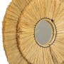 Wall mirror Alexandra House Living Brown Iron Natural Fibre 77 x 3 x 97 cm