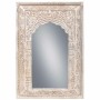 Miroir mural Alexandra House Living Crème Bois de manguier 6 x 60 x 87 cm