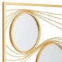 Wall mirror Alexandra House Living Gold Metal Iron Mirror 2 x 96 x 61 cm