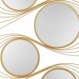 Wall mirror Alexandra House Living Gold Metal Iron Mirror 2 x 96 x 61 cm