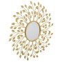 Wall mirror Alexandra House Living Gold Metal Iron Mirror 2 x 79 x 79 cm