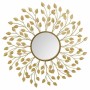 Wall mirror Alexandra House Living Gold Metal Iron Mirror 2 x 79 x 79 cm