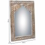 Miroir mural Alexandra House Living Blanc Gris Bois de manguier 4 x 90 x 60 cm