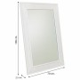 Miroir mural Alexandra House Living Argenté Bambou Bois MDF 2 x 100 x 70 cm