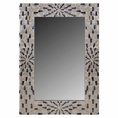 Miroir mural Alexandra House Living Gris Crème Bois MDF 70 x 3 x 100 cm