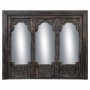 Miroir mural Alexandra House Living Noir Bois de manguier 12 x 150 x 183 cm