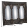 Miroir mural Alexandra House Living Noir Bois de manguier 12 x 150 x 183 cm