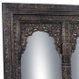 Miroir mural Alexandra House Living Noir Bois de manguier 12 x 150 x 183 cm