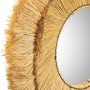 Wall mirror Alexandra House Living Brown Iron Natural Fibre 73 x 3 x 116 cm