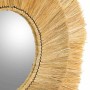 Wall mirror Alexandra House Living Brown Iron Natural Fibre 73 x 3 x 116 cm