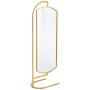 Free standing mirror Alexandra House Living Gold Metal Iron Mirror 40 x 162 x 62 cm