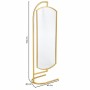 Free standing mirror Alexandra House Living Gold Metal Iron Mirror 40 x 162 x 62 cm