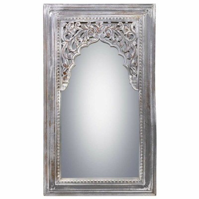 Miroir mural Alexandra House Living Blanc Bois de manguier 5 x 107 x 60 cm