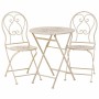 Ensemble Table + 2 Chaises Alexandra House Living Blanc 60 x 75 x 60 cm