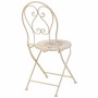 Table set with 2 chairs Alexandra House Living White 60 x 75 x 60 cm