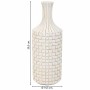 Vase Alexandra House Living White Polyresin 14 x 39 x 14 cm