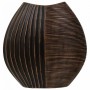 Vase Alexandra House Living Brown Polyresin 10 x 29 x 29 cm