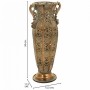 Vase Alexandra House Living Gold Iron 11 x 34 x 11 cm