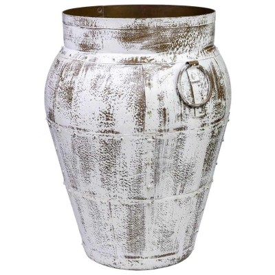 Vase Alexandra House Living White Mango wood 45 x 60 x 45 cm