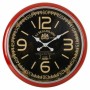 Wall Clock Alexandra House Living Red Iron MDF Wood 62 x 6 x 62 cm