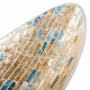 Centerpiece Alexandra House Living Blue Beige Paper Capiz 18 x 13 x 48 cm