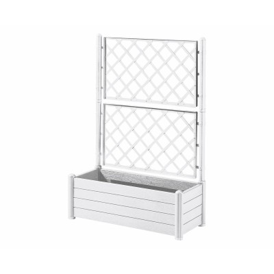 Cache-pot Stefanplast 100 x 43 x 142 cm Rectangulaire Blanc