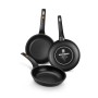 Wok Pan BRA Sartén Efficient Black Aluminium Ø 24 cm