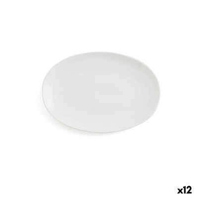 Plat à Gratin Ariane Vital Coupe Oblongue Blanc Céramique Ø 21 cm (12 Unités)