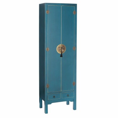 Armoire ORIENTE Bleu Fer DMF 55 x 33 x 185 cm