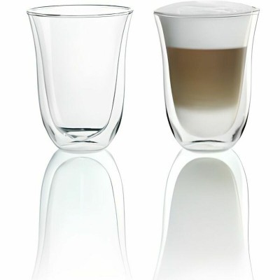 Set of glasses DeLonghi 5513214611 22 cl Transparent (2 Units)