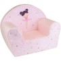 Fauteuil pour enfant Fun House Dancer Ballerina Club Rose 52 x 33 x 42 cm