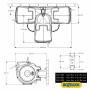 Hose reel Hozelock Autoreel 100-000-866 20 m Plastic