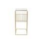 Magazine rack DKD Home Decor Golden Metal Mirror 48 x 35 x 71 cm