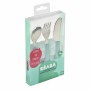 Pieces of Cutlery Béaba Blue Light Green Metal 3 Pieces