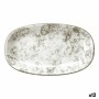 Plateau apéritif Viejo Valle Rocks Marron Porcelaine 15 x 8,7 x 2,3 cm (12 Unités)