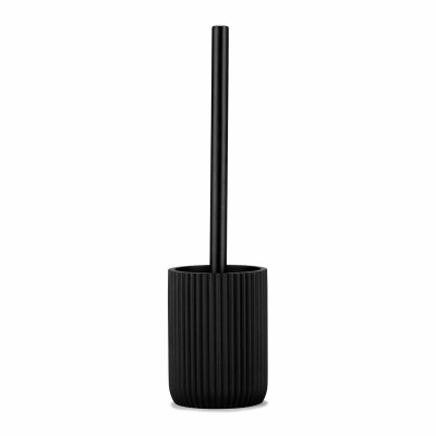 Toilet Brush Andrea House Matt Black Resin (Ø 9,5 x 36 cm)