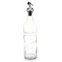 Cruet With relief Transparent Glass 500 ml (24 Units)