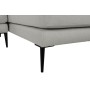 Canapé chaise longue DKD Home Decor Gris Polyester Métal (240 x 160 x 85 cm)