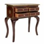 Hall Table with Drawers Alexandra House Living Dark brown Brass Mango wood MDF Wood 33 x 73 x 71 cm