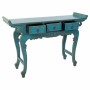 Hall Table with Drawers Alexandra House Living Blue Elm wood 37 x 78 x 132 cm