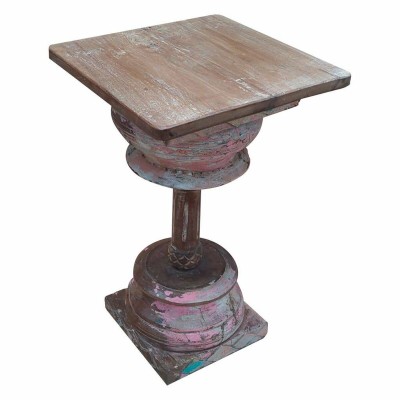 Table Basse Alexandra House Living Marron Bois Recyclé 41 x 67 x 41 cm