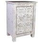 Nightstand Alexandra House Living White Brown 40 x 53 x 73 cm