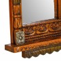 Wall mirror Alexandra House Living White Mango wood 7 x 71 x 31 cm