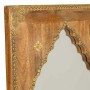 Miroir mural Alexandra House Living Marron Laiton Bois de manguier Bois MDF 2 x 121 x 45 cm