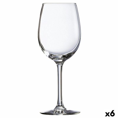 verre de vin Ebro Transparent verre (470 ml) (6 Unités)