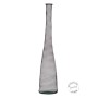 Vase Grey recycled glass 18 x 18 x 100 cm