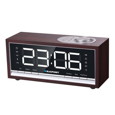 Pendule Réveil Blaupunkt CR60BT Noir Bronze Non